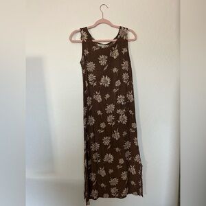 JohnPaulRichard Brown Floral Maxi Dress